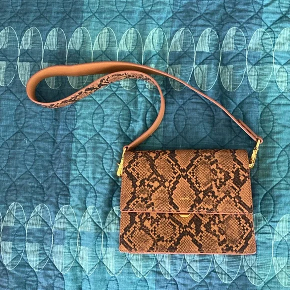 JW PEI Snakeskin Crossbody Bag - Picture 1 of 5